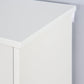 White Shoe Storage Cabinet with 3 Flip Doors 20.94x9.45x43.11 inch FredCo