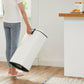 White Stainless Steel Step Trash Can with Hinged Lid FredCo