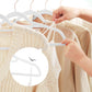 White Velvet Hangers 30 Pack for Home Storage FredCo