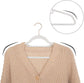 White Velvet Hangers 30 Pack for Home Storage FredCo