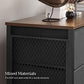 Wide Storage Dresser with 6 Drawers, Rustic Brown FredCo