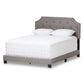 Willis Modern and Contemporary Light Grey Fabric Upholstered Queen Size Bed FredCo