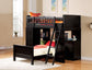 Willoughby Loft Bed, Black FredCo