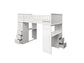 Willoughby Loft Bed, White FredCo