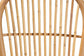 Wina Modern Bohemian Natural Brown Rattan 2-Piece Dining Chair Set FredCo