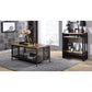 Winam Coffee Table Antique Oak & Black FredCo