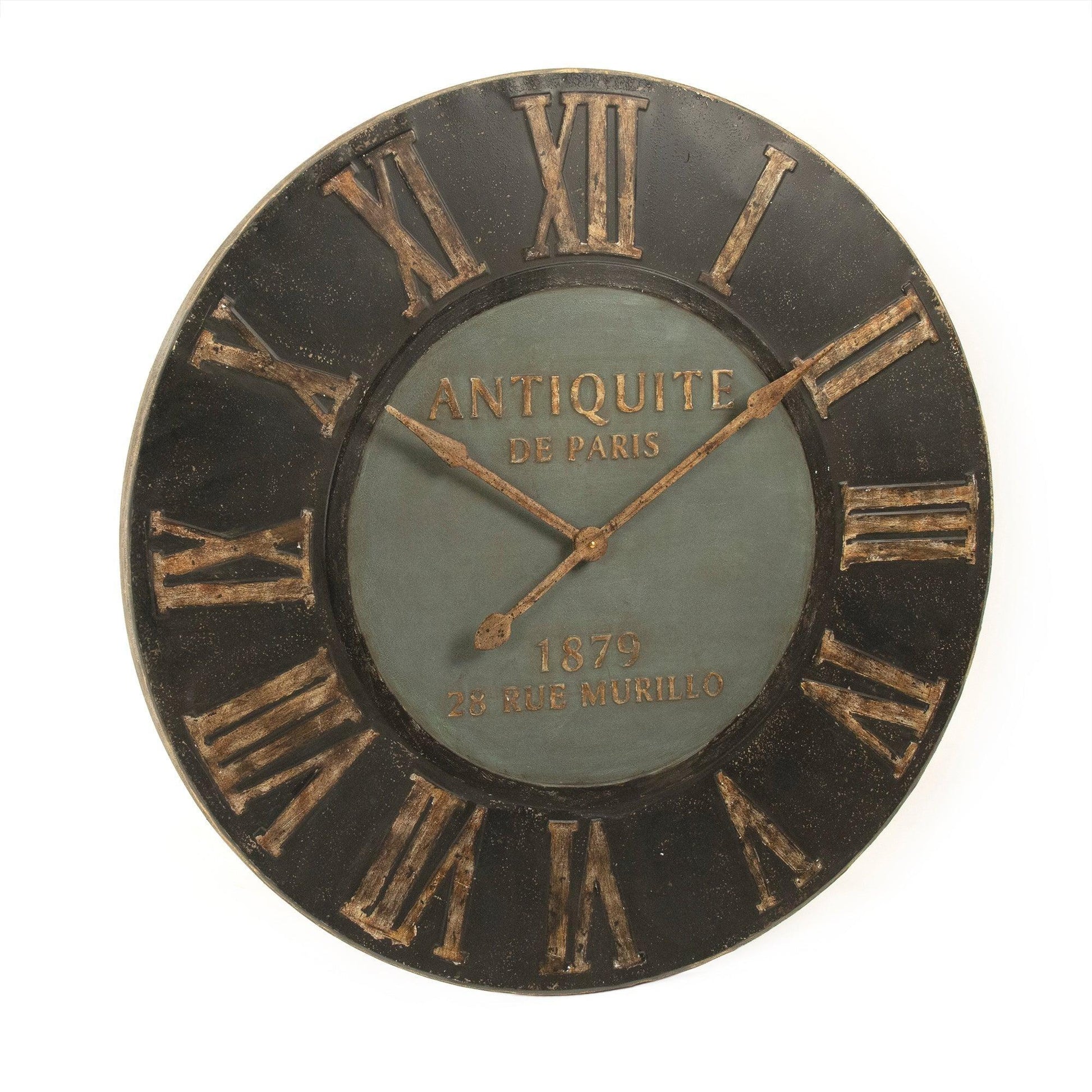 Wooden Frame Iron Clock PC095 FredCo