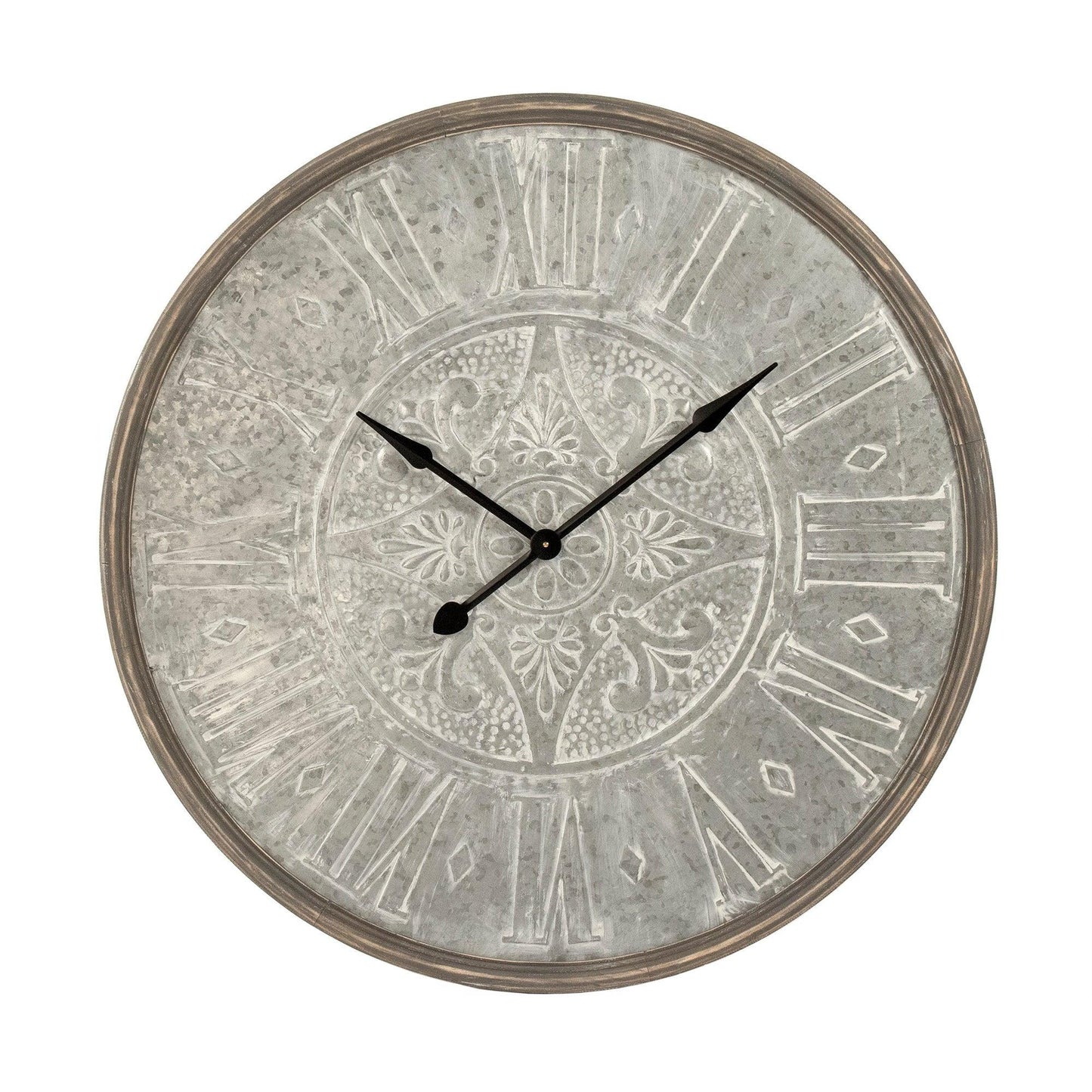 Wooden Frame Iron Clock PC097 FredCo