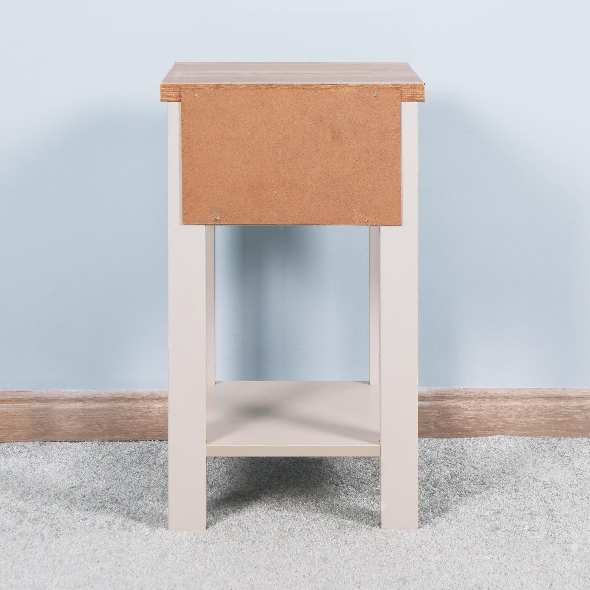 Wooden Living Room Side Table,Floor-standing Storage Table FredCo