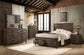 Woodmont 5-piece Queen Platform Bedroom Set Rustic Golden Brown Coaster FredCo