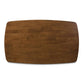 Wyatt Mid-Century Modern Walnut Wood 5-Piece Dining Set FredCo
