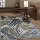 Xander Non-Slip Abstract Paint Pattern Nylon Foldable Rug FredCo