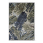 Xander Non-Slip Abstract Paint Pattern Nylon Foldable Rug FredCo