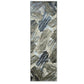 Xander Non-Slip Abstract Paint Pattern Nylon Foldable Rug FredCo