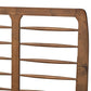 Yana Mid-Century Modern Walnut Brown Finished Wood Twin Size Platform Bed FredCo
