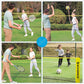 Yellow Portable Badminton Net Set FredCo