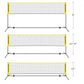 Yellow Portable Badminton Net Set FredCo