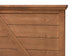 Yorick Classic and Traditional Ash Walnut Finished Wood Queen Size Headboard FredCo
