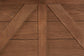 Yorick Classic and Traditional Ash Walnut Finished Wood Queen Size Headboard FredCo
