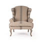Zacharie Club Chair CF075 E255-3 Blue Stripe FredCo