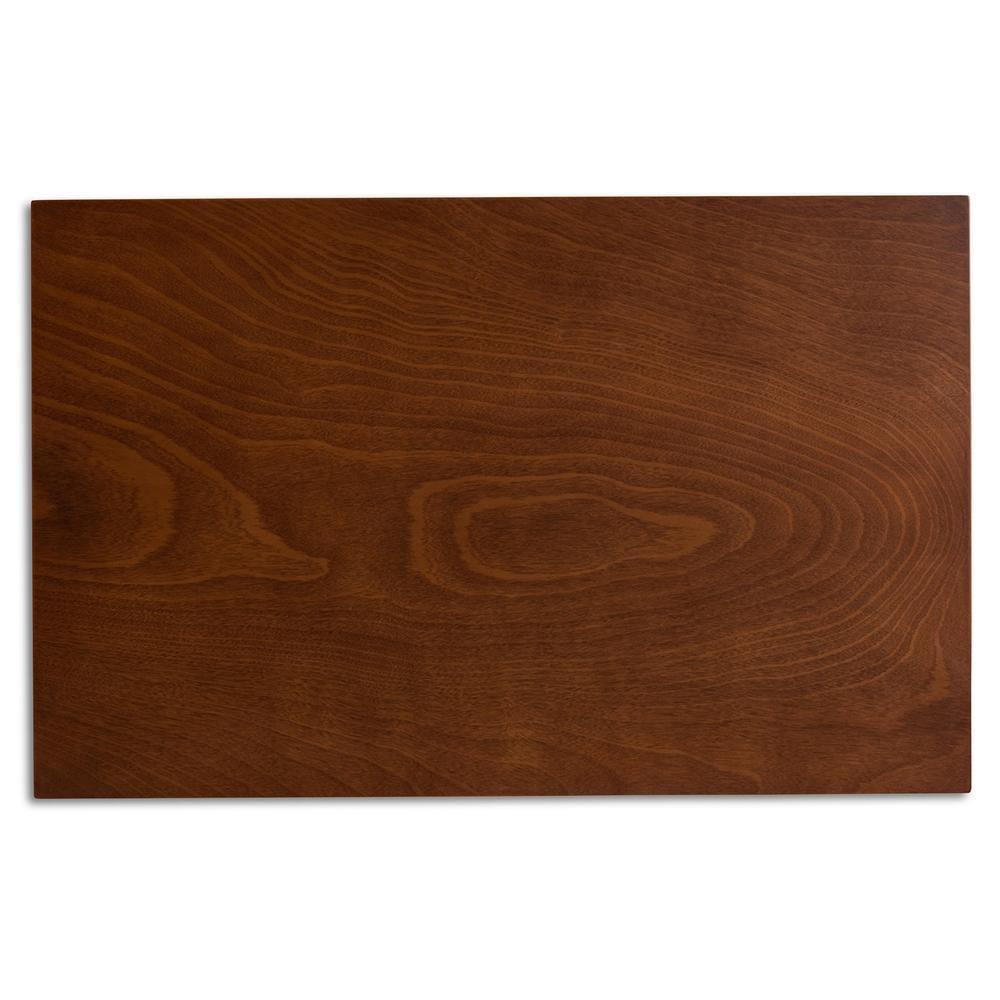 Zamira Modern and Contemporary Transitional Walnut Brown Finished Wood 5-Piece Dining Set FredCo