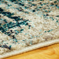Zebrina Vintage Moroccan Floral Distressed Rug FredCo