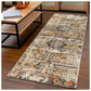 Zebrina Vintage Moroccan Floral Distressed Rug FredCo