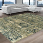 Zebrina Vintage Moroccan Floral Distressed Rug FredCo