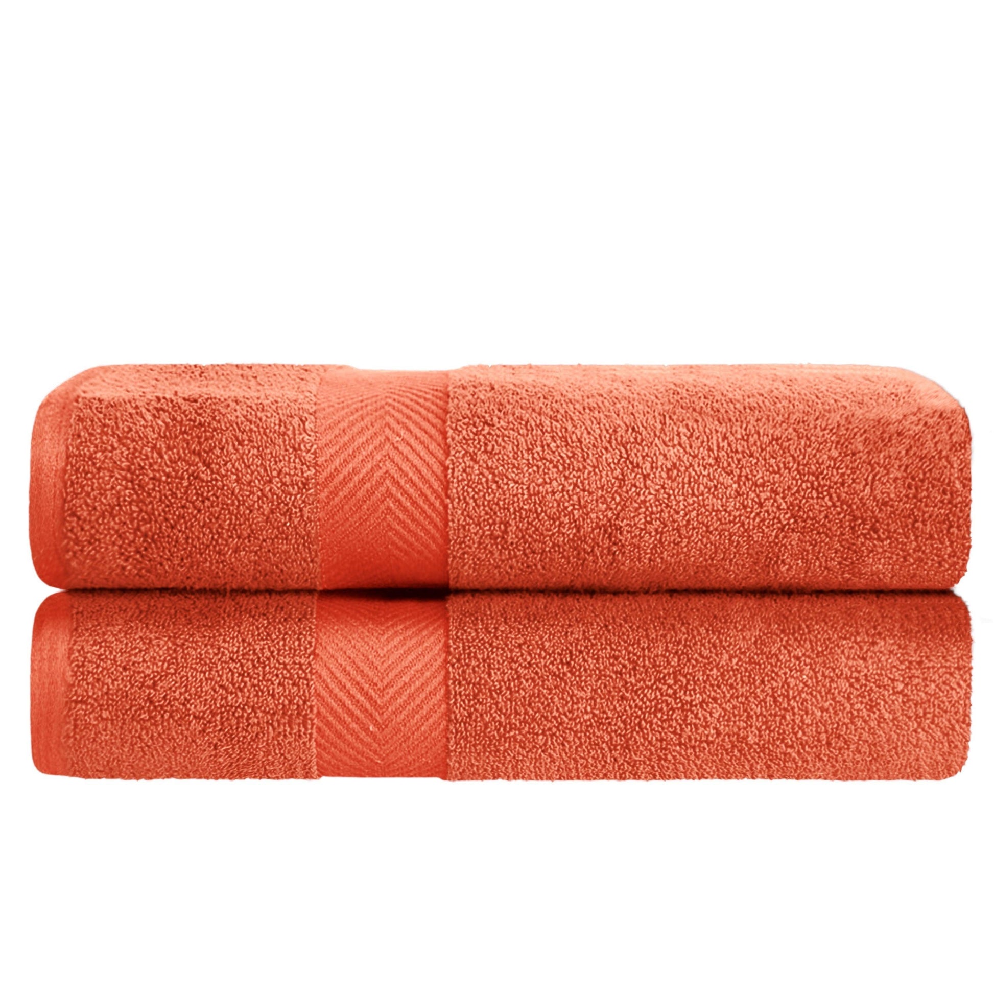 Zero-Twist Smart-Dry Absorbent Combed Cotton 2-Piece Bath Sheet Set FredCo