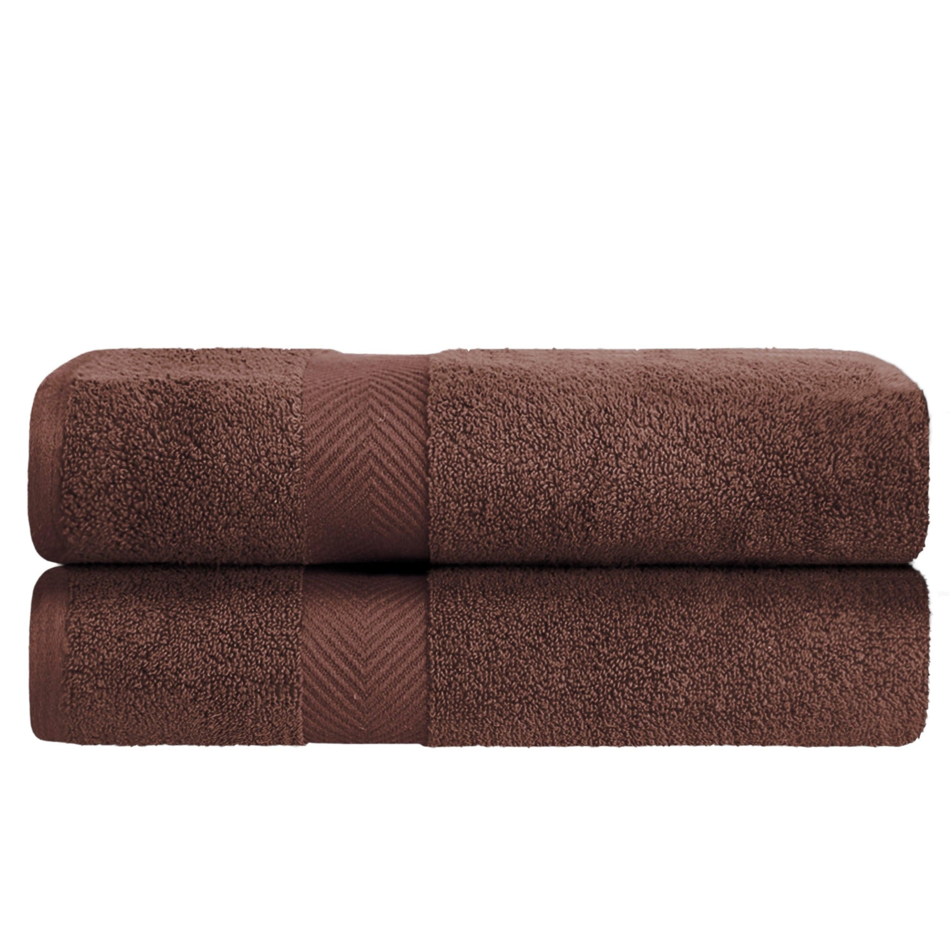 Zero-Twist Smart-Dry Absorbent Combed Cotton 2-Piece Bath Sheet Set FredCo