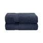 Zero-Twist Smart-Dry Absorbent Combed Cotton 2-Piece Bath Sheet Set FredCo