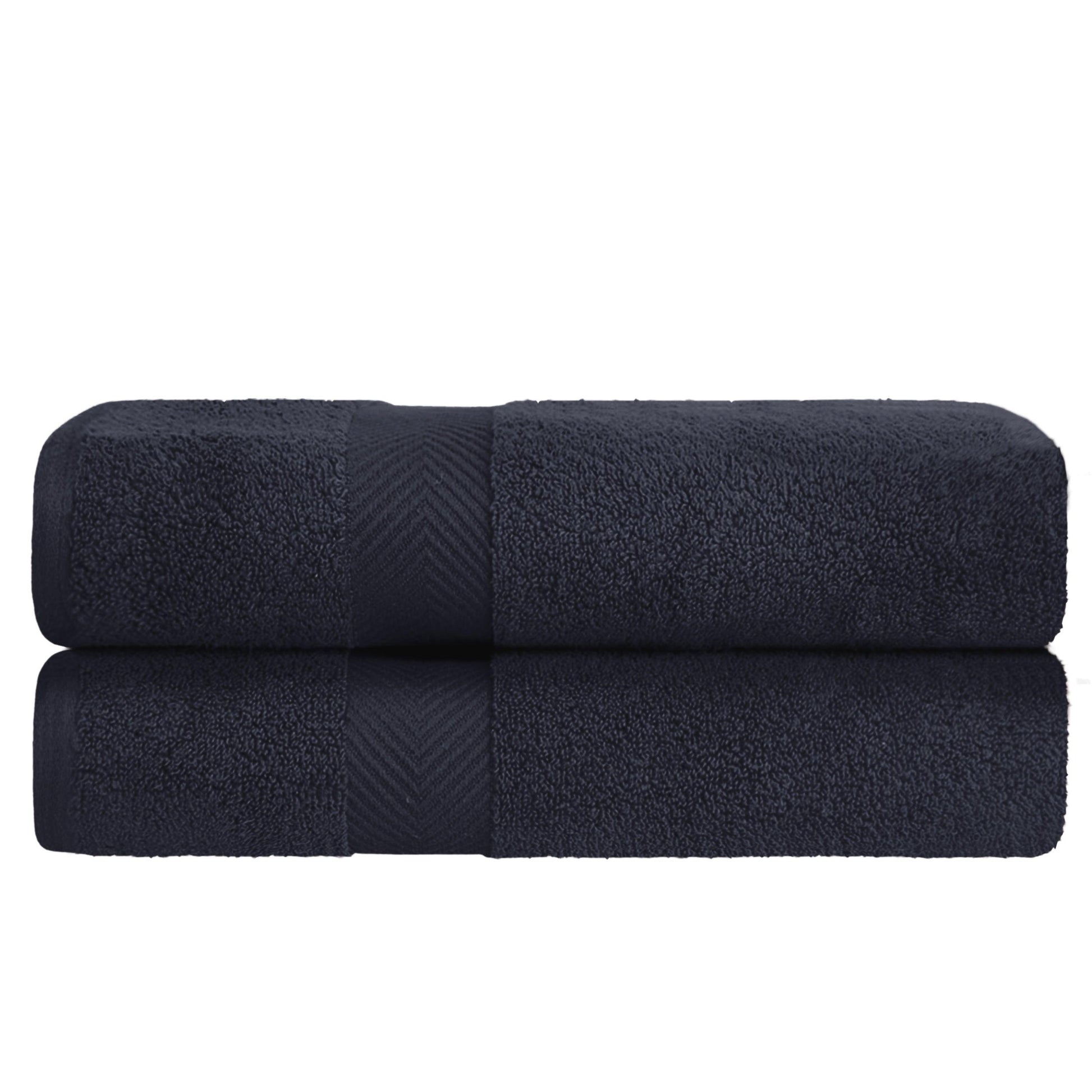 Zero-Twist Smart-Dry Absorbent Combed Cotton 2-Piece Bath Sheet Set FredCo