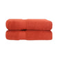 Zero-Twist Smart-Dry Absorbent Combed Cotton 2-Piece Bath Sheet Set FredCo