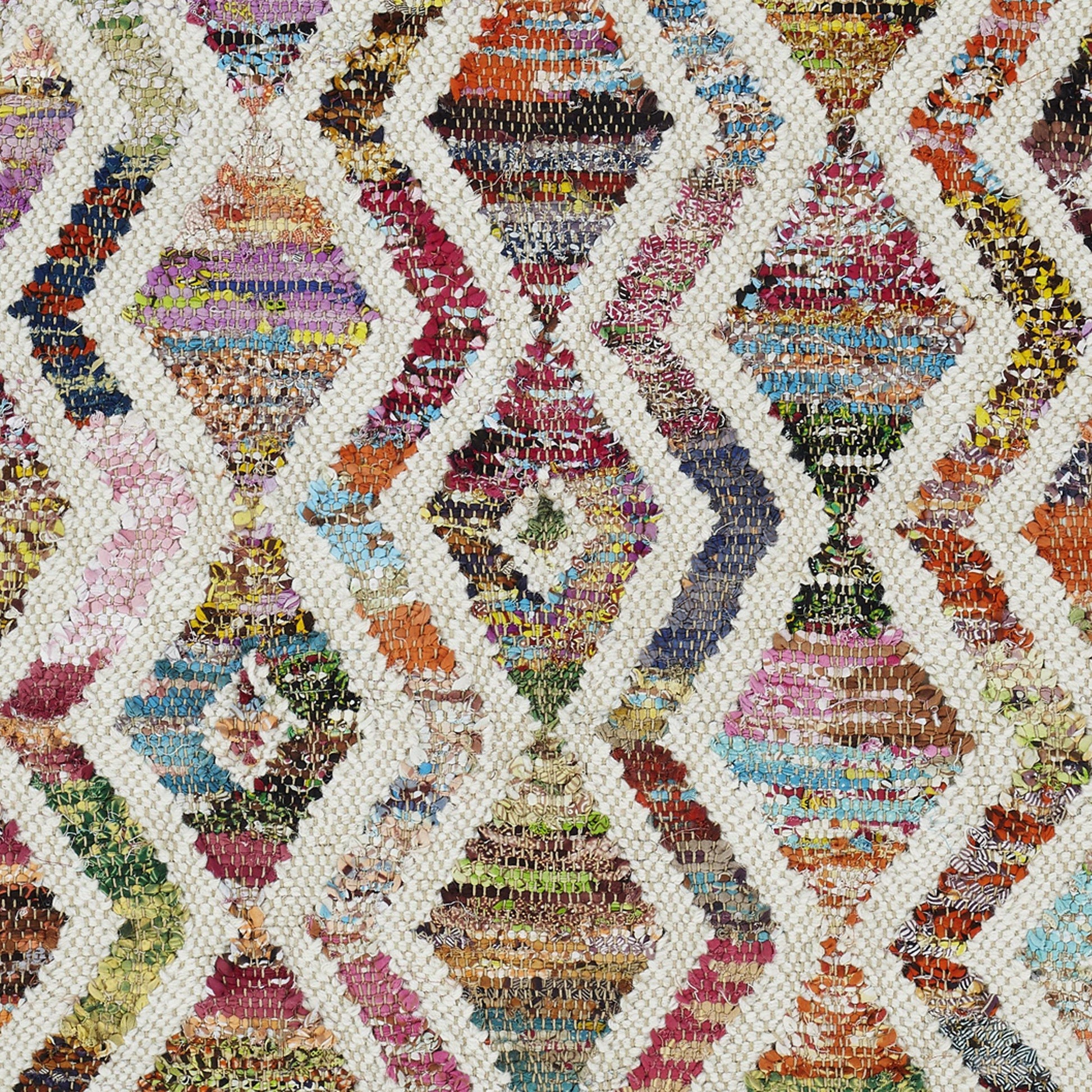 Ziazan Rustic Handcrafted from Recycled Cotton and Wool Rug FredCo